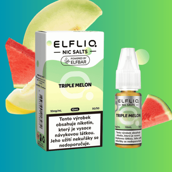 ElfBar Elfliq Salt Triple Melon - Melounový mix 10ml