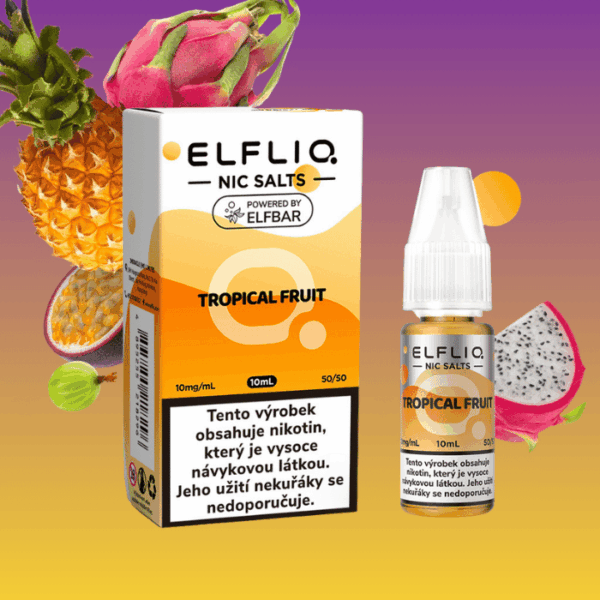 ElfBar Elfliq Salt Tropical Fruit - Exotická směs 10ml