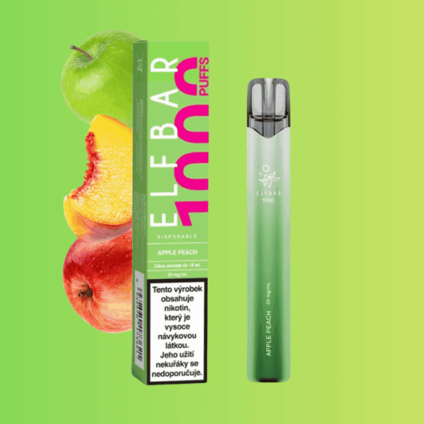 Elf Bar 1000 Apple Peach - Jablko a broskev 20mg
