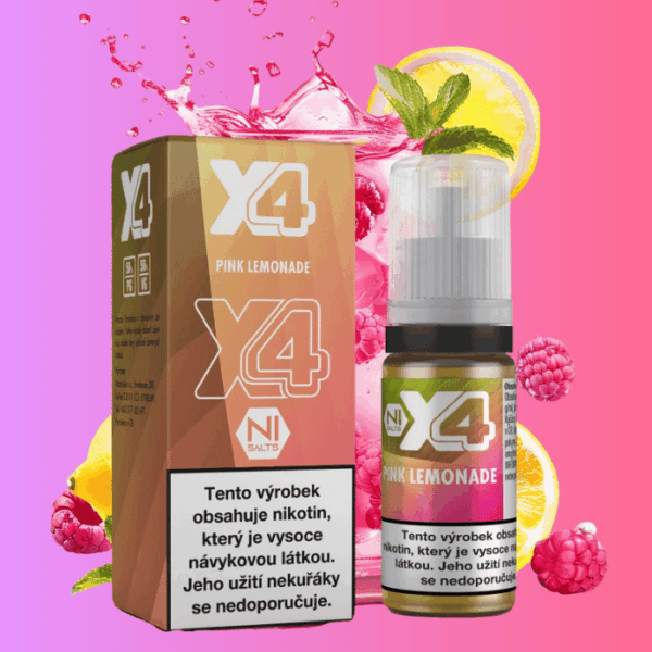 X4 Bar Juice Pink Lemonade