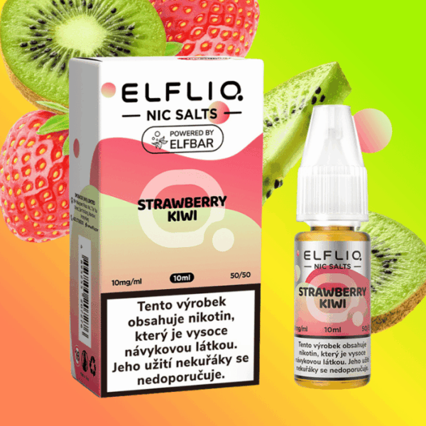 Elfliq Salt Strawberry Kiwi - Jahoda a kiwi 10ml