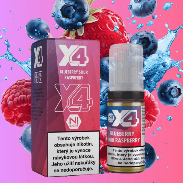 X4 Bar Juice Blueberry Sour Raspberry