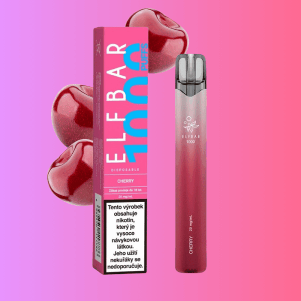 Elf Bar 1000 Cherry - Sladké třešně 20mg