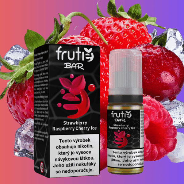 Frutie Bar Juice Strawberry Raspberry Cherry Ice