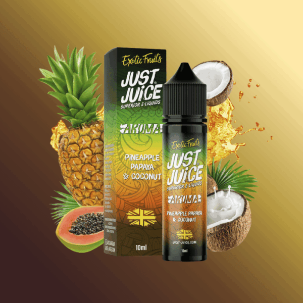 Just Juice příchuť Pineapple, Papaya & Coconut