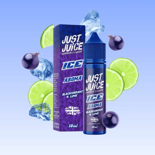 Just Juice příchuť ICE Blackcurrant & Lime