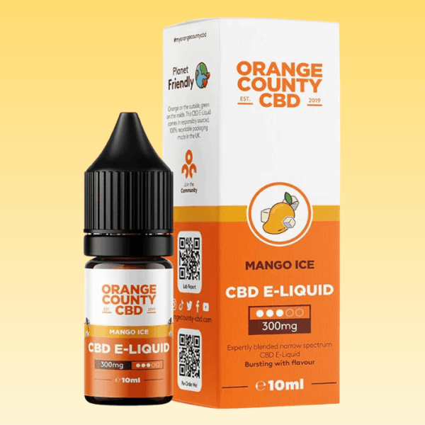 Orange County CBD E-Liquid Mango Ice 300 mg