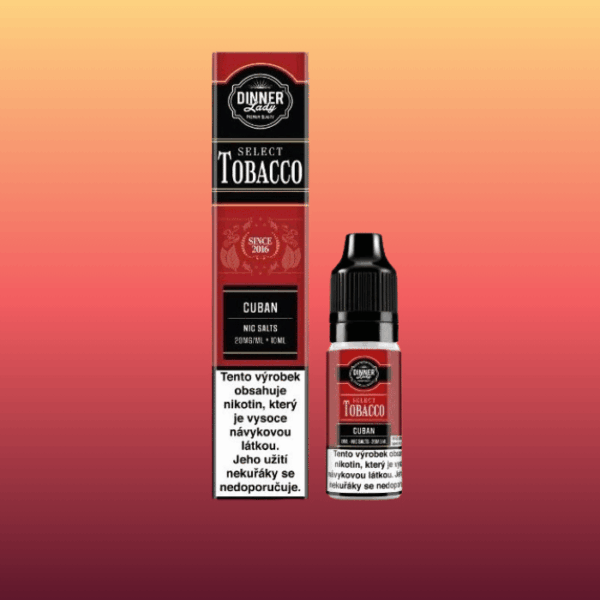 Dinner Lady Bar Salts Tobacco Cuban Tobacco 20mg