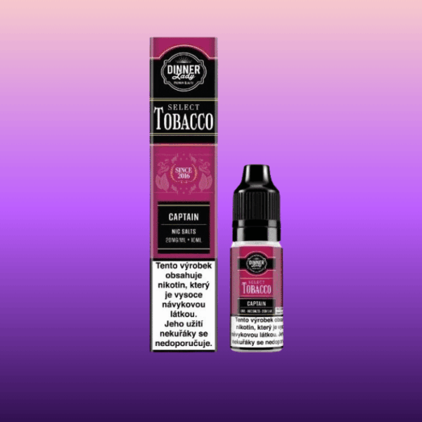 Dinner Lady Bar Salts Tobacco Captain Tobacco 20mg