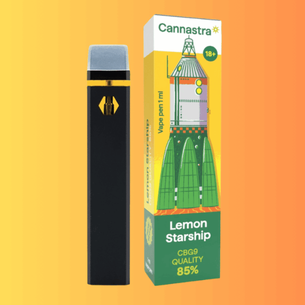 Cannastra CBG9 85% Vape Pen Lemon starship