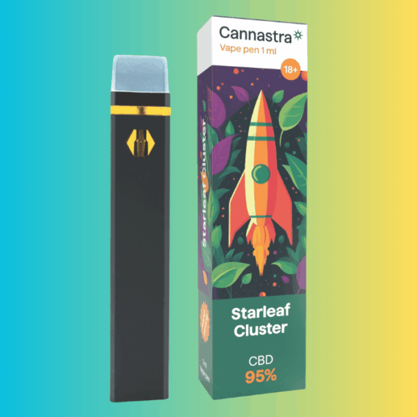 Cannastra CBD 95 % Vape Pen Starleaf Cluster