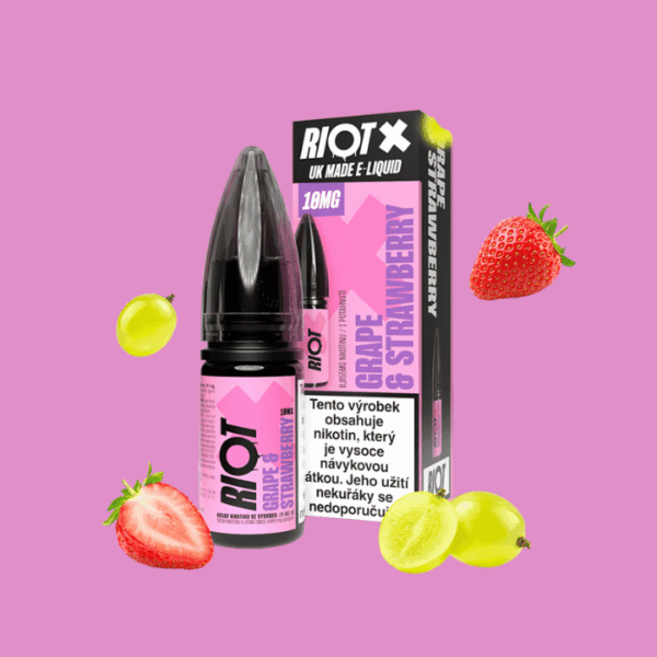 RIOT X Salt Grape & Strawberry - Hroznové víno a jahoda