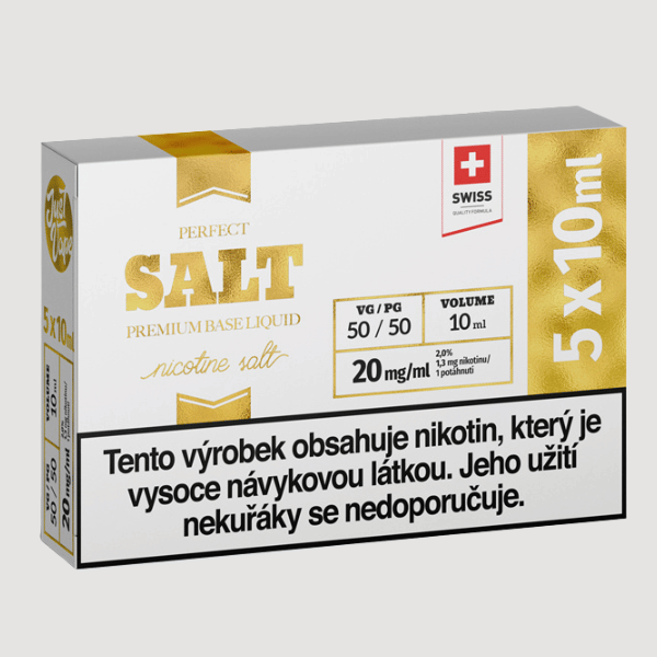 JustVape MTL Salt Booster - 5x10ml 50VG/50PG 20mg